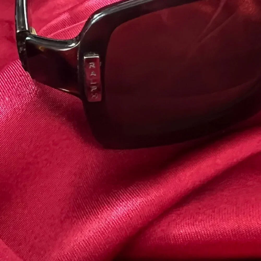 Ralph Lauren sunglasses vintage oversized shield Y2K Excellent condition w/ case